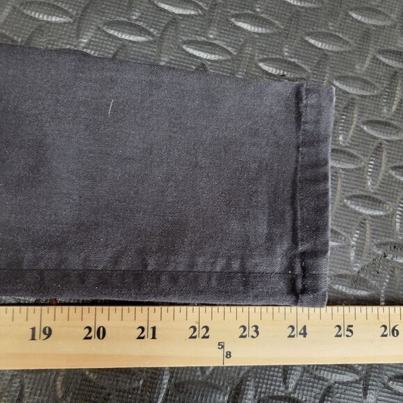 Rag & Bone High Rise Skinny Jeans Black Studded Women's Size 26 - Picture 9 of 11